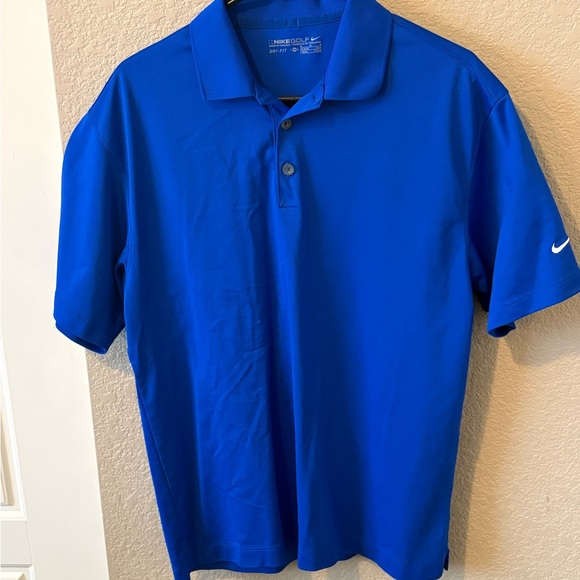 Nike Men's Vibrant Blue Polo Shirt - Picture 1 of 4